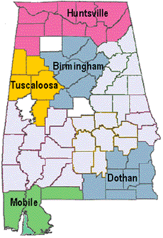 Alabama Map