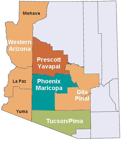 Arizina regions