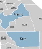 Fresno and Kern Counties