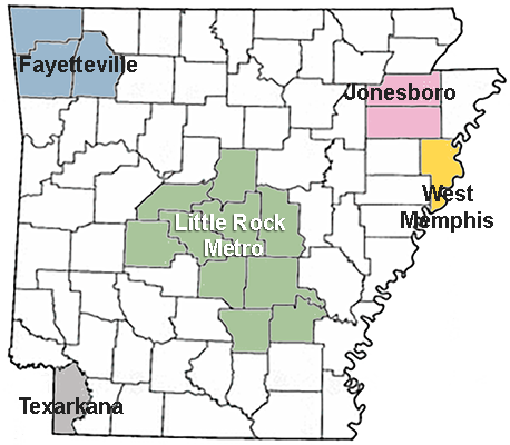 Arkansas regions