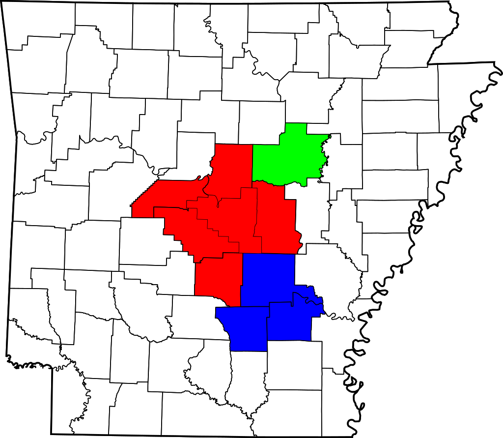 Little Rock, AR counties